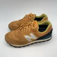 thumbnail image 4 of New Balance Sneakers Mens 11.5 574 GTX M574DGEX Orange Suede Athletic Gym Shoes, 4 of 6