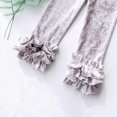 thumbnail image 4 of UAYOTSE Girls Ruffles Leggings Cotton Pants Kids Stretchy High Waist Legging 1 6 Years,Sizes 4-5 Years, 4 of 7