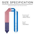 thumbnail image 5 of Honduras & USA United States Flag Shawl Sash Stole Graduation Shawls Wraps Scraf For International Study, 5 of 5