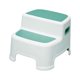 thumbnail image 1 of Taburete de dos escalones para niños pequeños, escalera de dos escalones ancha, estable y multifuncional lago verde, 1 of 9