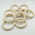 thumbnail image 3 of Anillos de para Decoracion de cumpleaños Jueguete para Niños 65mm CUTICAT Anillo de dentición de madera, 3 of 6