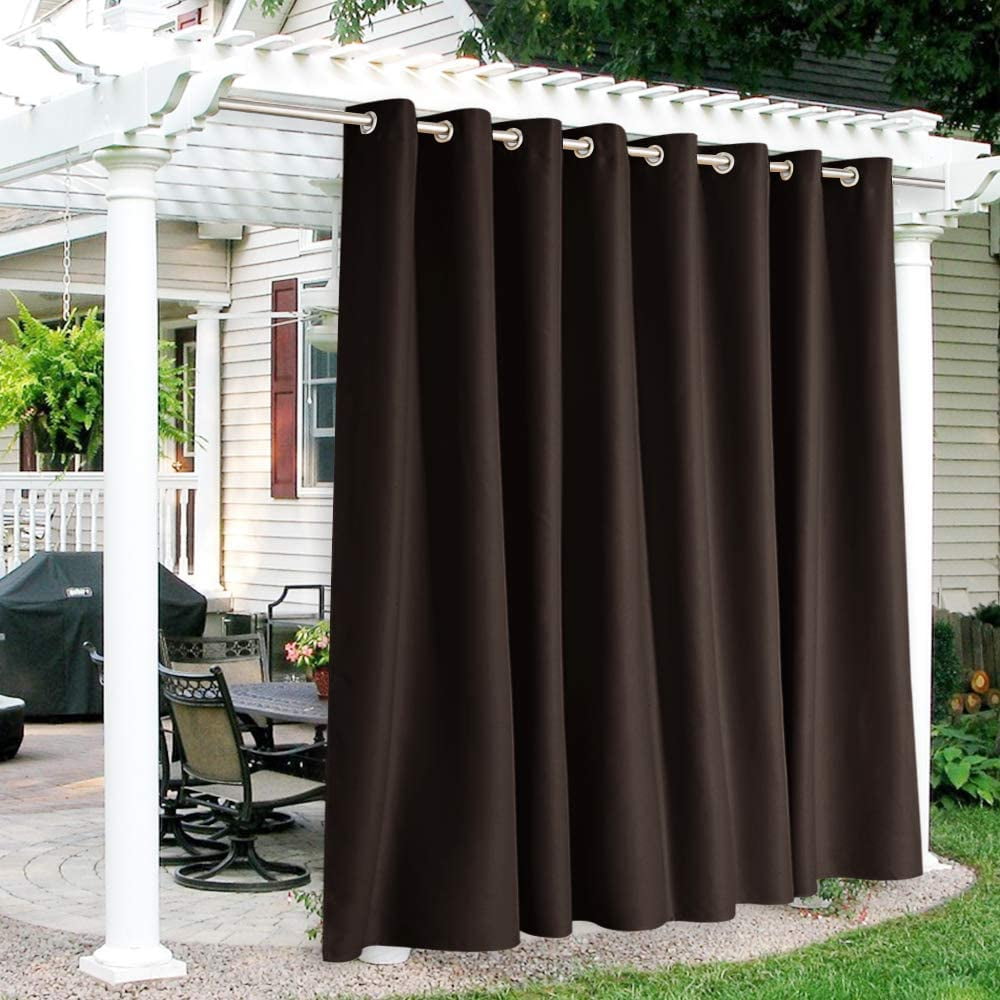 Patio Curtains Outdoor Waterproof Outdoor Privacy Curtain Thermal