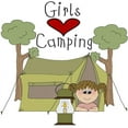 thumbnail image 2 of CafePress - Girls Love Camping Infant Bodysuit - Baby Light Bodysuit, Size Newborn - 24 Months, 2 of 4