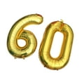 40 Inch Gold Number 60th Balloon Party Festival Decorations Birthday