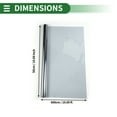 thumbnail image 5 of Unique Bargains Universal Car Window Tint Film Privacy Film Nano Ceramic PET 1 Pc 60% VLT Silver Tone 20ft x 20 inch, 5 of 7