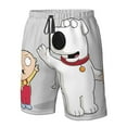 thumbnail image 5 of Family Guy Men's Beach Shorts Swim Trunks Casual Quick Dry Board Shorts Swimwear with Mesh Lined and Pockets, 5 of 8