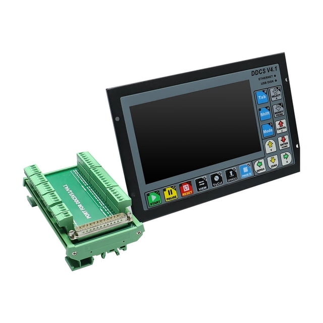 DDCS V4.1 Upgrade DDCSV 3.1 3 4 Axis G Code Independent Offine CNC Stand Alone Controller For Engraving Milling Machine ,Intelligent Pre-Reading Function