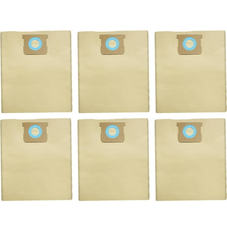 DXVA19-4102 Filter Bags Replacement for Dewalt 12-16 Gallon Wet/Dry Vacuums DXV12P DXV14P DXV16P DXV16PA DXV16S (6 Pack)