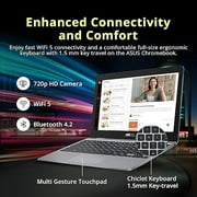 ASUS Chromebook 11.6 Intel Celeron N3350, 4GB RAM, 32GB eMMC, Intel UHD Graphics, Chrome OS, Gray
