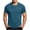 Blue, variant on Plus Size 5Xl Men's Athletic Shirt Quick Dry T Shirts Gym Workout Short Sleeve Lightweight Breathable Tees Performance Running Shirts