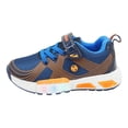 thumbnail image 3 of Tenis Niño Luces Dinosaurio Bubble Gummers Ikon Azul/verde azul marino 17, 3 of 7