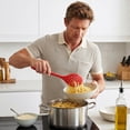 thumbnail image 2 of Slotted Spoon Heatproof, Silicone Skimmer Strainer Slotted Spoon for Cooking, Non Stick Scoop Ladle with Ergonomic Handle for Filtering Vegetables and Pasta, Kitchen Utensil for Straining, 2 of 7
