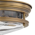 thumbnail image 2 of 3302BR-CL-Hinkley Lighting-Hadley - 2 Light Medium Flush Mount in Traditional-Transitional-Coastal Style - 12 Inches Wide by 4.75 Inches High-Brushed, 2 of 5