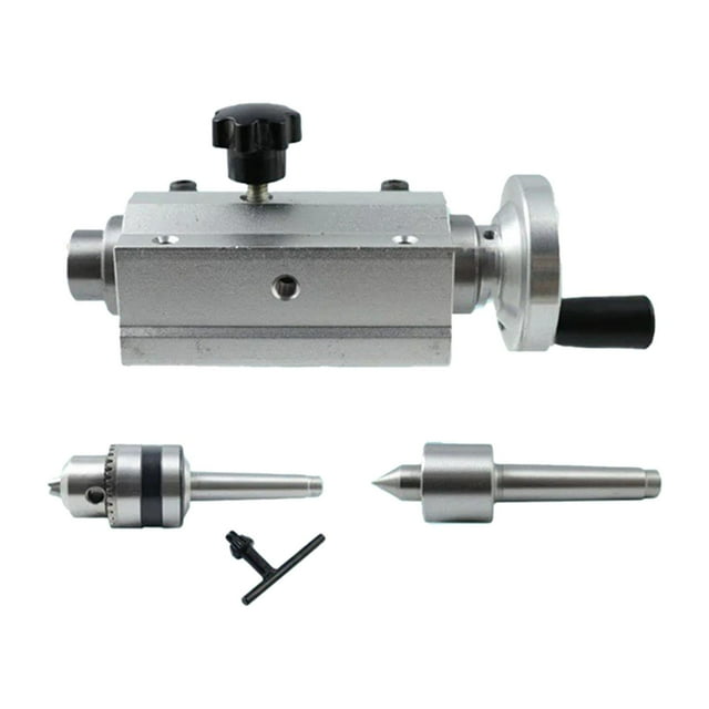Herramienta de carpintería con contrapunto de taladro, multifunción para bricolaje, para artesanía, para minimáquina de torno, máquina de cuentas,