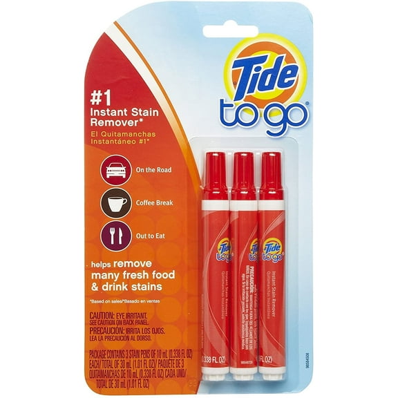 Tide To Go Instant Stain Remover Pen, 3 ea (Pack of 7)