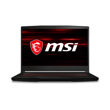MSI GF63 Thin GTX 1650 MaxQ Gaming Laptop, 15.6" FHD Display, Intel Core i5-10300H, NVIDIA GeForce GTX 1650 MaxQ, 16GB DDR4, 512GB NVMe SSD, Windows 10 - GF63222