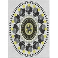thumbnail image 1 of Ahgly Company Indoor Rectangle Patterned Gray Novelty Area Rugs, 8' x 12', 1 of 6