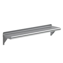 AmGood 8 in. x 36 in. Stainless Steel Wall Shelf | NSF Certified | Appliance & Equipment Metal Shelving | Kitchen, Restaurant, Garage, Laundry, Utility Room