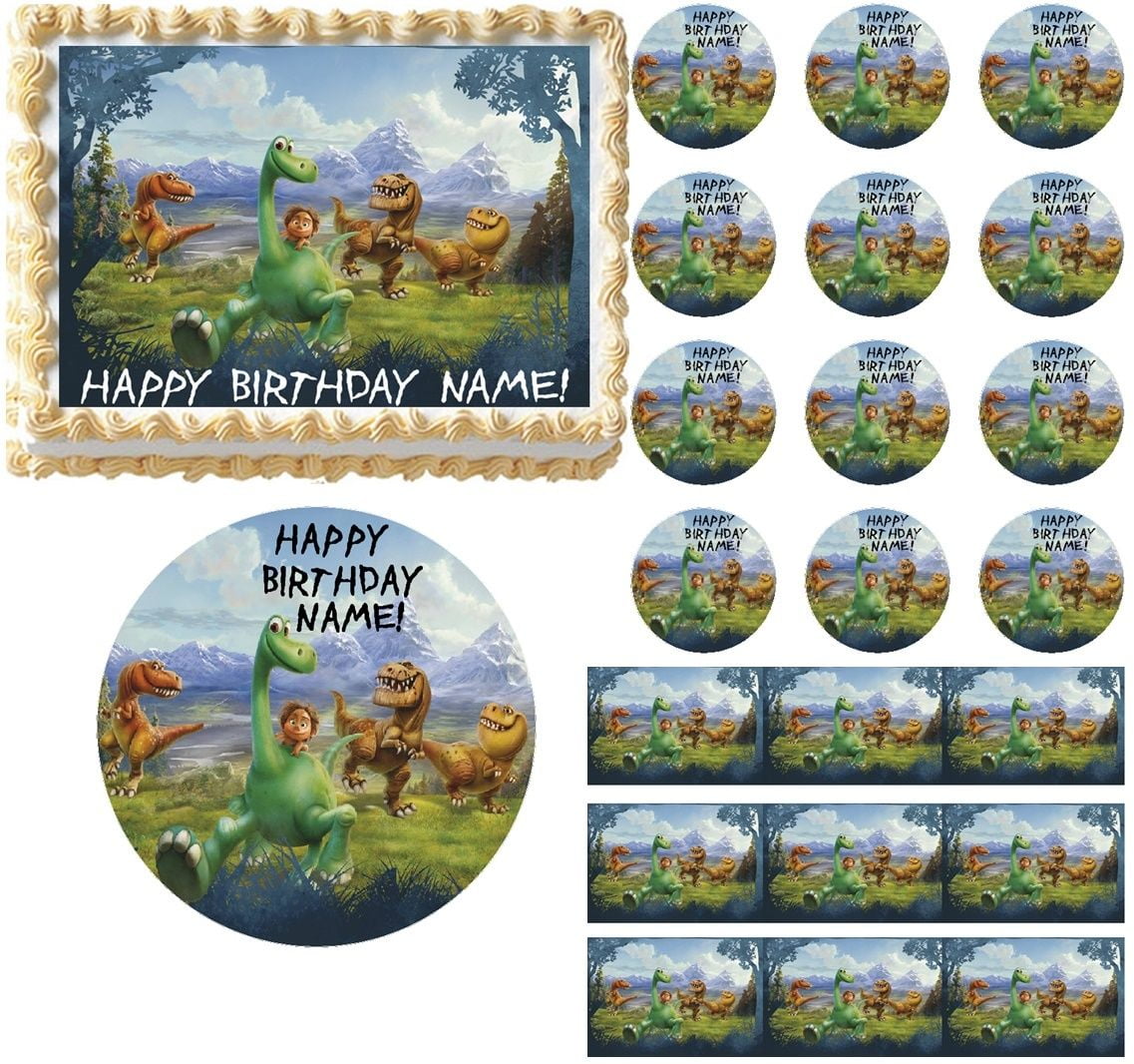 1 7 Inch Edible Image Cake & Cupcake Toppers Frosting Sheet & Wafer Dinosaurs 1 7 Inch Edible Image Cake & Cupcake Toppers Frosting Sheet & Wafer Dinosaurs
