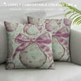 thumbnail image 3 of Wuche  Spring Easter Pillow Covers Pink Eggs Easter Themed Print Decorative Outdoor Throw Pillows Holiday Easter Decorations Cushion Covers Rustic Decor for Couch Sofa Bed, 3 of 5