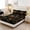 Black Gold Sun Moon, variant on Flymme Pink Leopard Fitted Sheet Queen Size,3-Piece Animal Print Bottom Bed Sheet with 2 Pillowcases,18" Deep Pocket Mattress Cover for Women Man