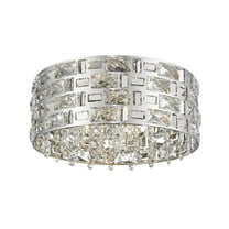 Z-Lite Vaughn 1 Light Flush Mount, Matte Opal