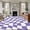 Purple, variant on Black and White Checkered Runner Rug 2.7x5 FT, Non Slip Entryway Carpet, Modern Irregular Geometric Washable Soft Floor Carpet Entrance Mat Non-Shedding Throw Rug for Hallway Laundry Room Bedside