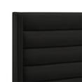 thumbnail image 4 of Posh Living Kaeson Velvet King Size Platform Bed Black, 4 of 8