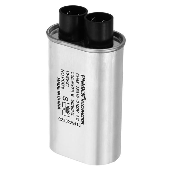 Uxcell Microwave Capacitor, 1uF AC 2100V High Voltage Capacitor 20mm Pin Distance for Microwave Oven