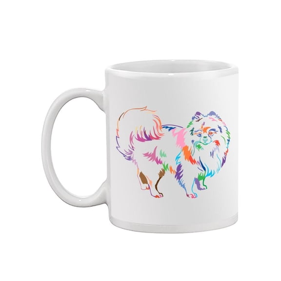 Pomeranian Silhouette. Mug  -Image by Shutterstock,