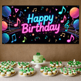 thumbnail image 6 of LUUFILx Happy Birthday Gothic Banner Fantasy Castle Backdrop Halloween Party Supplies Witch Decoration Background Photography Props, 6 of 8