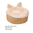 thumbnail image 7 of Dengjunhu Cat Bed Keep Warm Comfortable Pet House Puppy Round Cushion Bed Pet Supplies, 7 of 7
