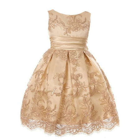 My Best Kids Girls Champagne Embroidered Junior Bridesmaid (Best Non Alcoholic Champagne Substitute)
