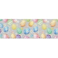 thumbnail image 3 of Kitchen Rugs, Easter Eggs Spring Flowers Non Slip Runner Rug Mat for Floor, Kitchen, Bedside, Sink, Office, Laundry, 15.7"X47.2", 3 of 5