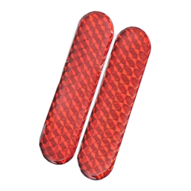 2 Pcs Autocollant Réfléchissant pour Voiture Autocollants Réflecteurs Auto pour Pickup Rouge