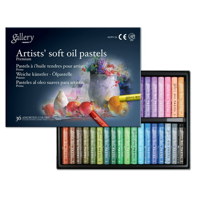 Set de pastel al óleo MUNGYO MOPV36 36, 36 colores, Artist Soft
