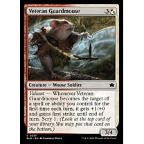 MtG Bloomburrow Common Veteran Guardmouse #237