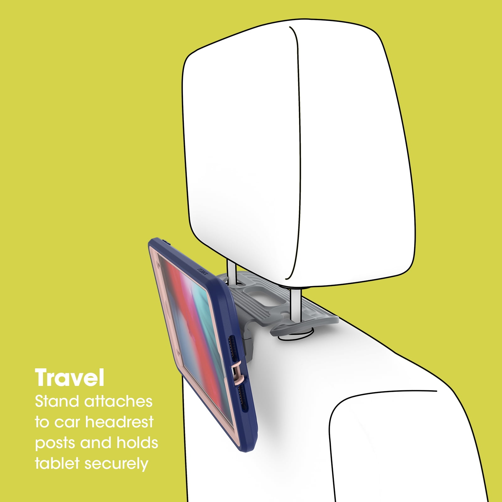 OtterBox Kids EasyGrab Tablet Case for Apple iPad 9th Gen, 8th Gen, and 7th Gen - Space Explorer