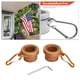 thumbnail image 4 of Paquete de 2 anillos de montaje giratorios para de bandera Clip de ojales antienvolución para accesorios de mástiles de bandera de 1 pulgada Macarena Anillos de montaje para asta de bandera, 4 of 8