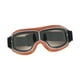 thumbnail image 2 of Gafas de moto,Gafas de moto Gafas de montar vintage,Gafas deportivas Accesorio de ciclismo Mujeres Hombres Adultos,Gafas para scooter,ATV,motocross,a prueba de viento,Gafas lente marrón marrón, 2 of 8