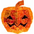 thumbnail image 5 of Prismatic Iridescent Spooky Jack-O-Lantern, Halloween Prism Pumpkin Night Light, LED Iridescent Pumpkin Light, Light Up Pumpkin Ornament for Halloween Decorations, 8x8x6.7inch (Multicolor), 5 of 12