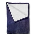 thumbnail image 2 of Christmas Soft Flannel Fleece Blanket, Winter Scenery with Designed House and Tree at Night Family Themed Concept Art, Cozy Plush for Indoor and Outdoor Use, 50" x 70", Purple Blue, by Ambesonne, 2 of 5