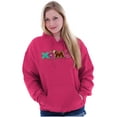 thumbnail image 3 of XOMG POP Frosted Sugar Cookie Logo Hoodie Sweatshirt Women Brisco Brands S, 3 of 4