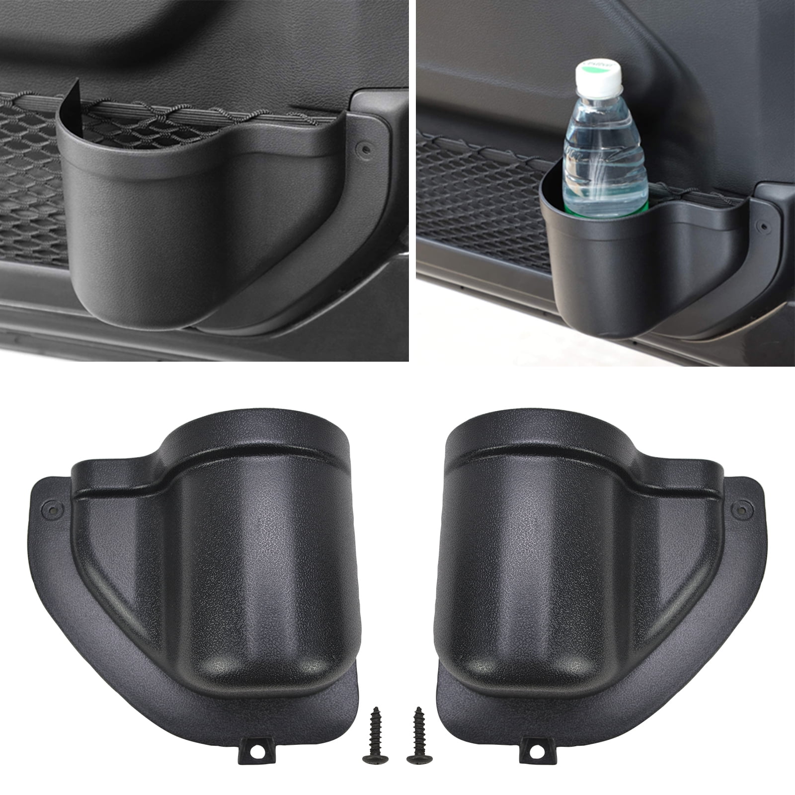 YOMTOVM Rear Cup Holder Floor Console Mounted Drink Holder Rear Seat Storage Organizer