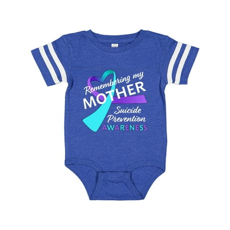 

Inktastic Remembering my Mother- suicide prevention awareness Gift Baby Boy or Baby Girl Bodysuit