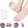 thumbnail image 2 of Paquete de 12 almohadillas metatarsianas para antepié para hombres y mujeres, alivio del dolor en la frente y el pie, almohadillas para el antepié JM, 2 of 5