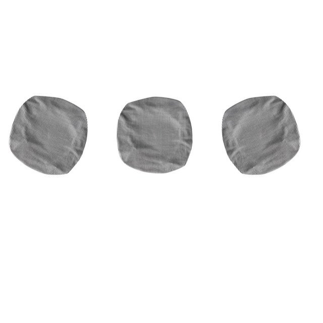Funda de asiento de Silla de oficina de computadora Elástica Soledad Cubierta de asiento de computadora de oficina gris