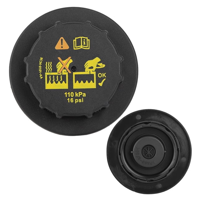 Tapa del Tanque del Depósito del Radiador de Refrigerante para Automóvil- Construcciónico Duradera de ABS - FÁCLE DE INSTALAR - Número de pieza OEM: 9C34-8101 -aa - Adecuado PARA