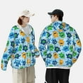 thumbnail image 6 of Gaeub Cartoon Monster Men's and Women's UPF 50+ Long-Sleeved Sun Protection Clothing, Fishing Shirt Long Sleeve Zip - XX-Large, 6 of 9