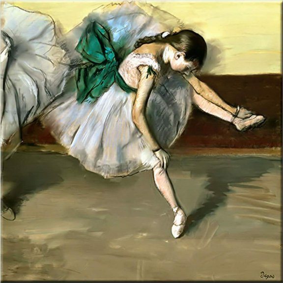 Dancer In Repose - CANVAS OR FINE PRINT WALL ART